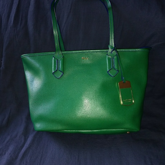 Ralph lauren purse green Clearance